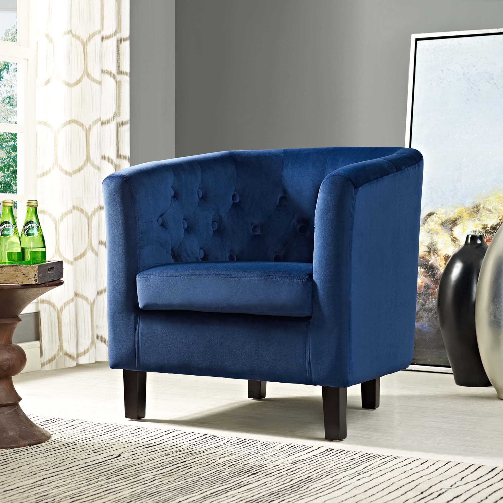 Prospect Performance Velvet Armchair