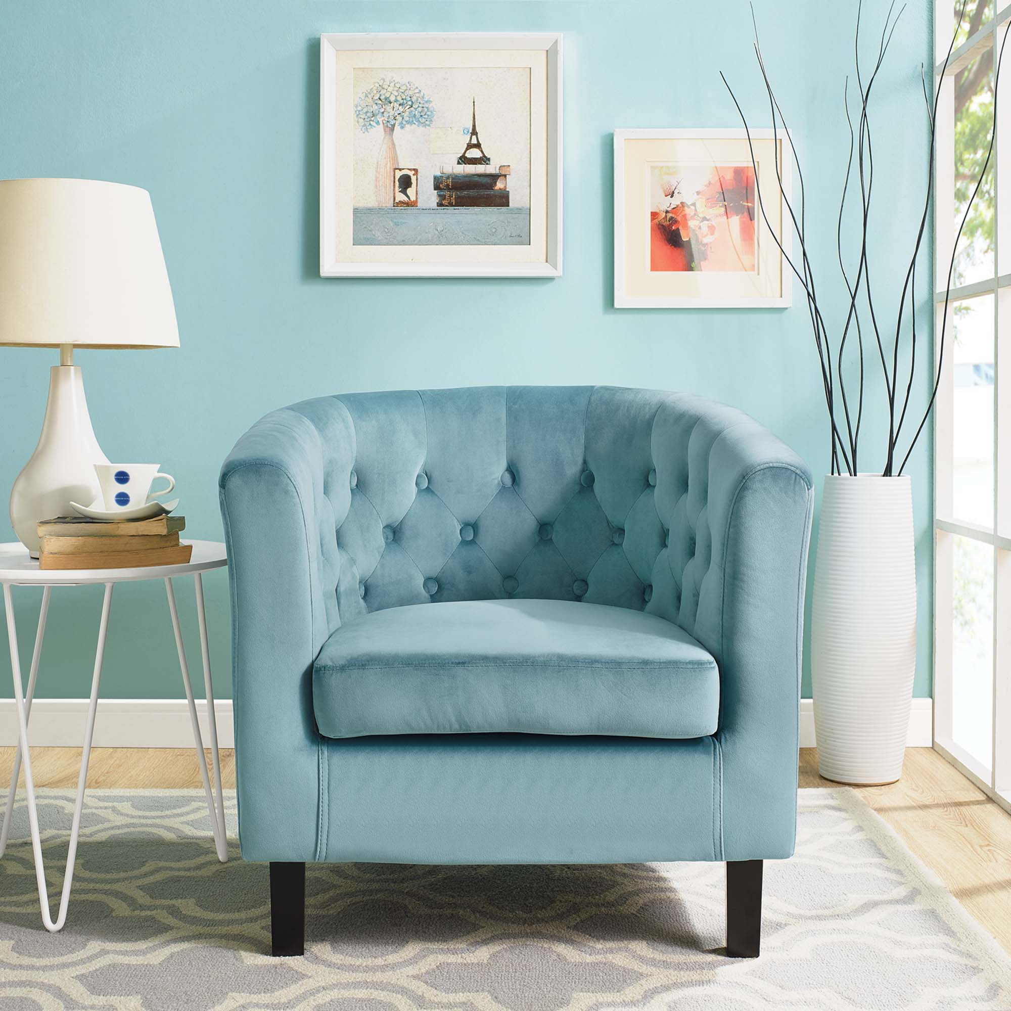 Prospect Performance Velvet Armchair