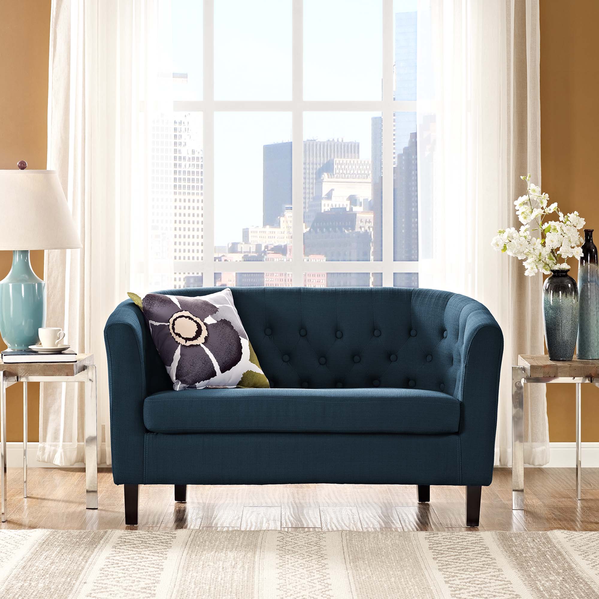 Prospect Upholstered Fabric Loveseat