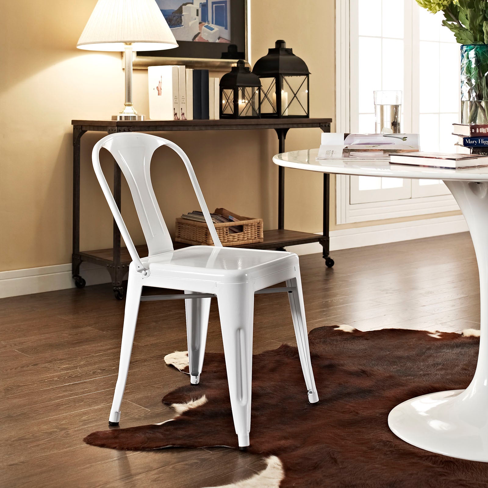 Promenade Dining Metal Side Chair