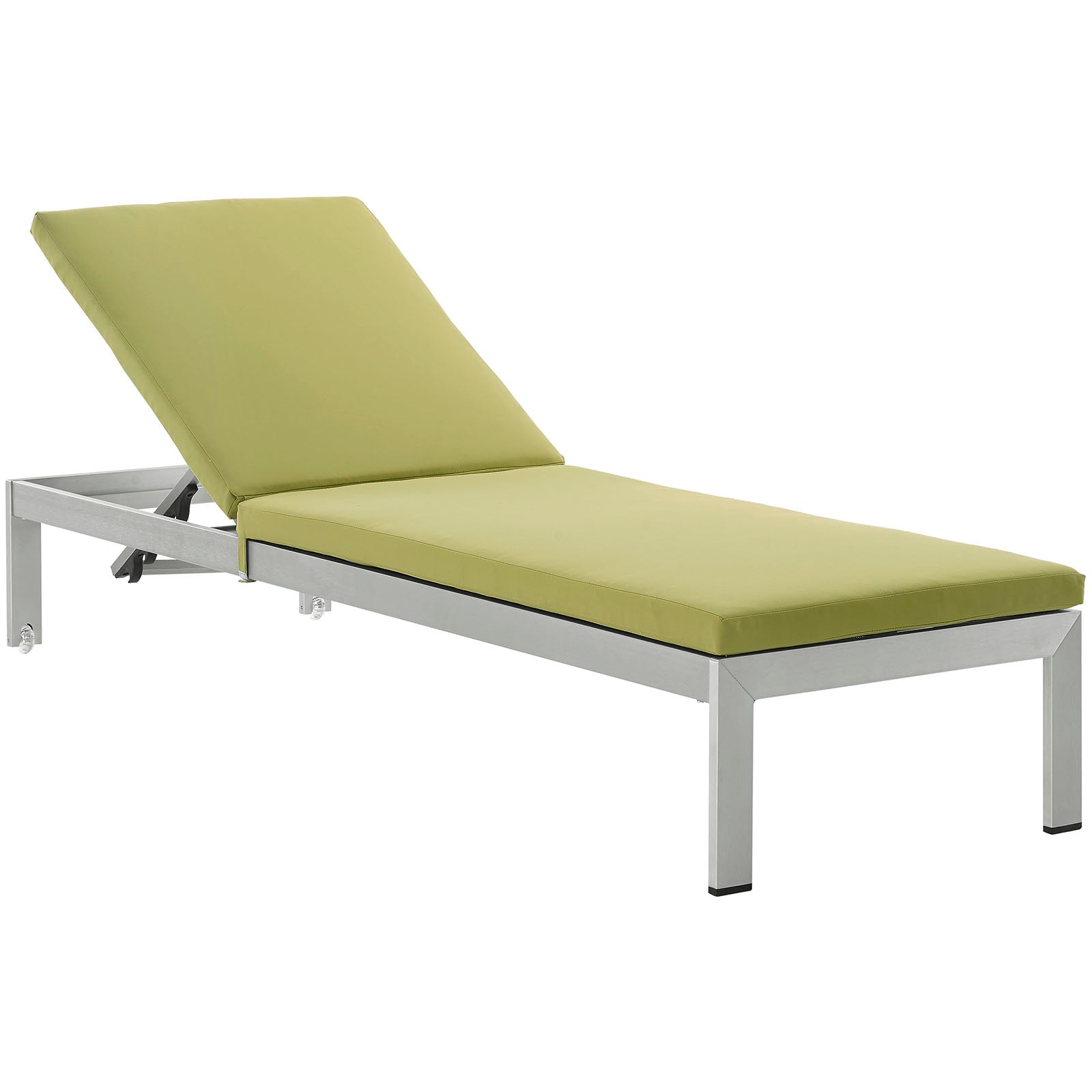 Shore Outdoor Patio Aluminum Chaise with Cushions