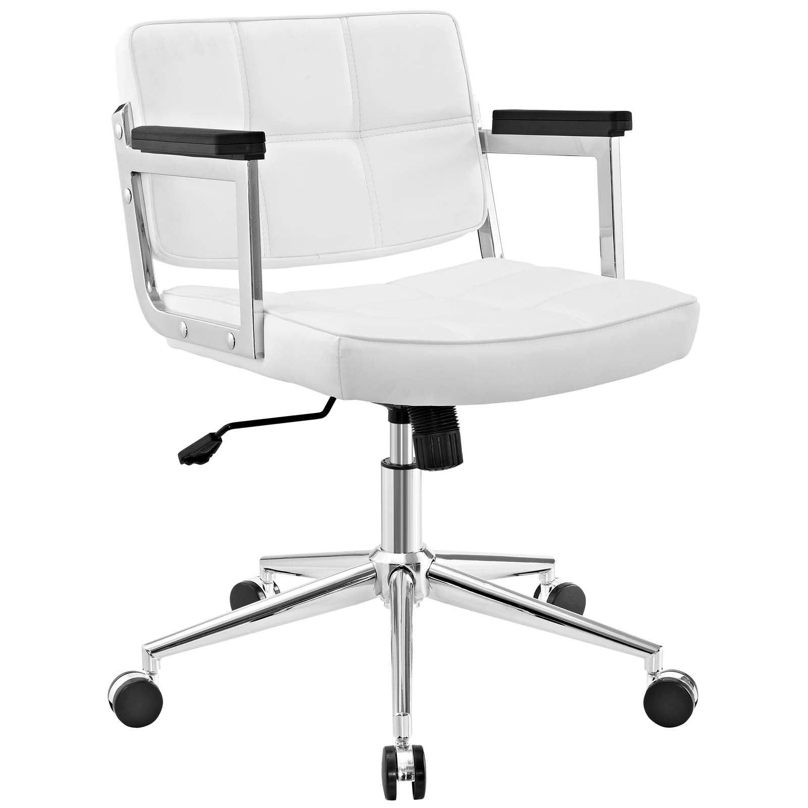 Portray Mid Back Upholstered Vinyl Office Chair