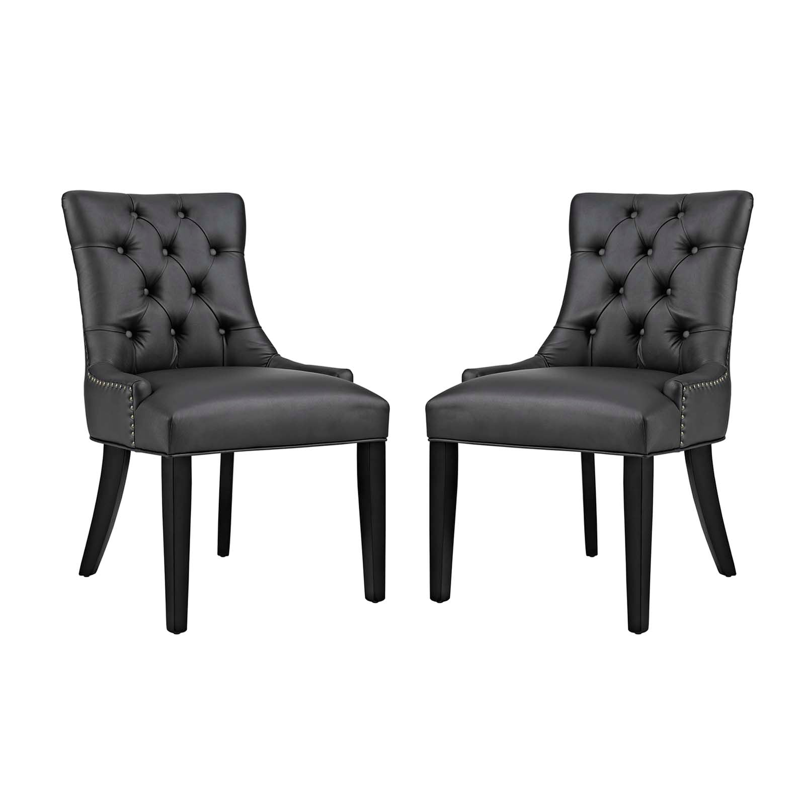 Regent Dining Side Chair Vinyl Set of 2