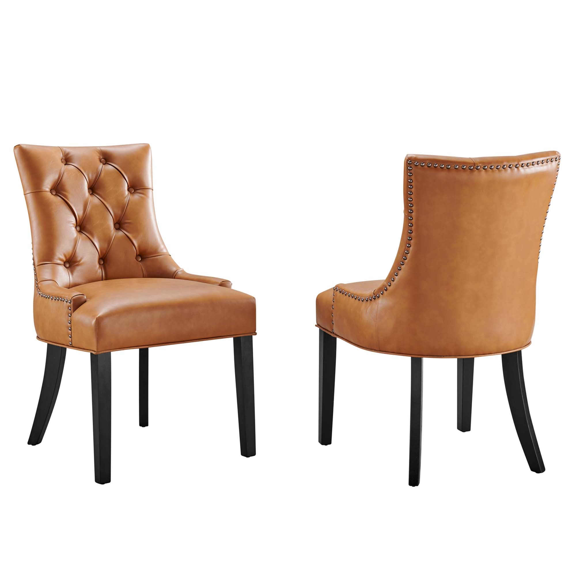 Regent Dining Side Chair Vinyl Set of 2