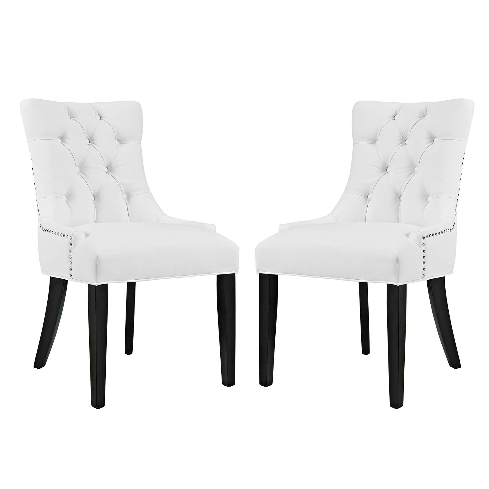 Regent Dining Side Chair Vinyl Set of 2