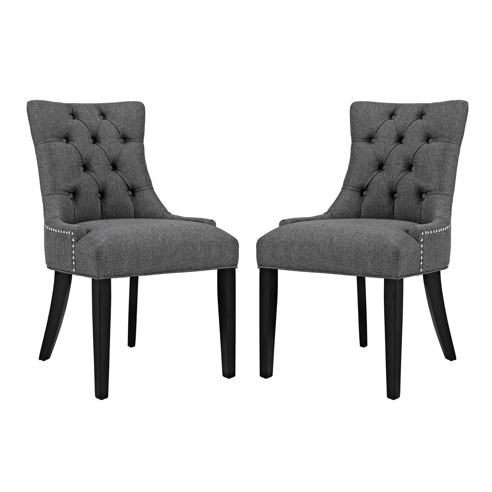 Regent Dining Side Chair Fabric Set of 2