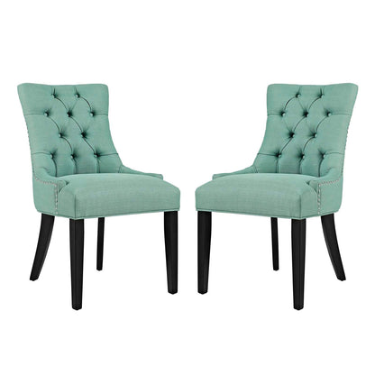 Regent Dining Side Chair Fabric Set of 2