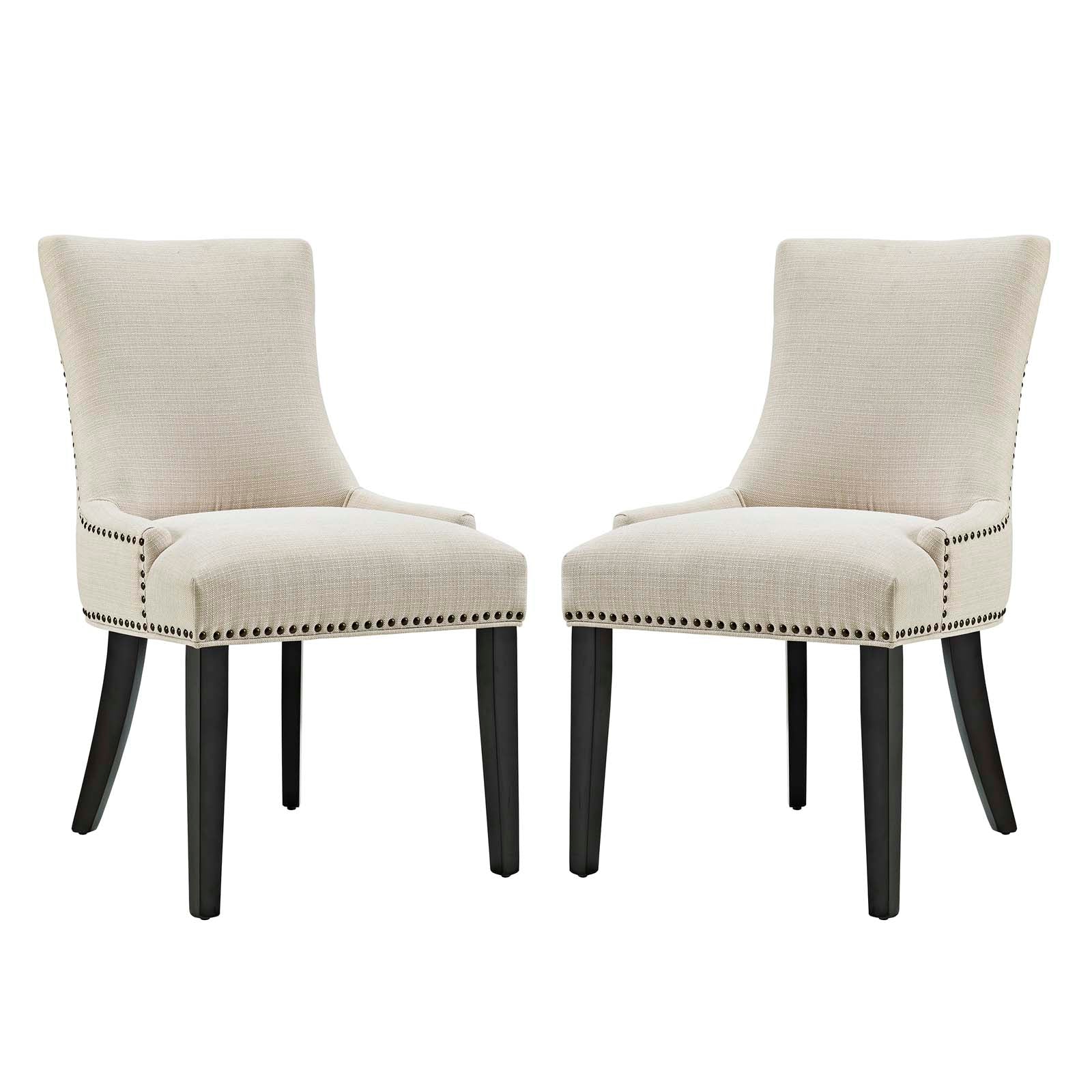 Marquis Dining Side Chair Fabric Set of 2