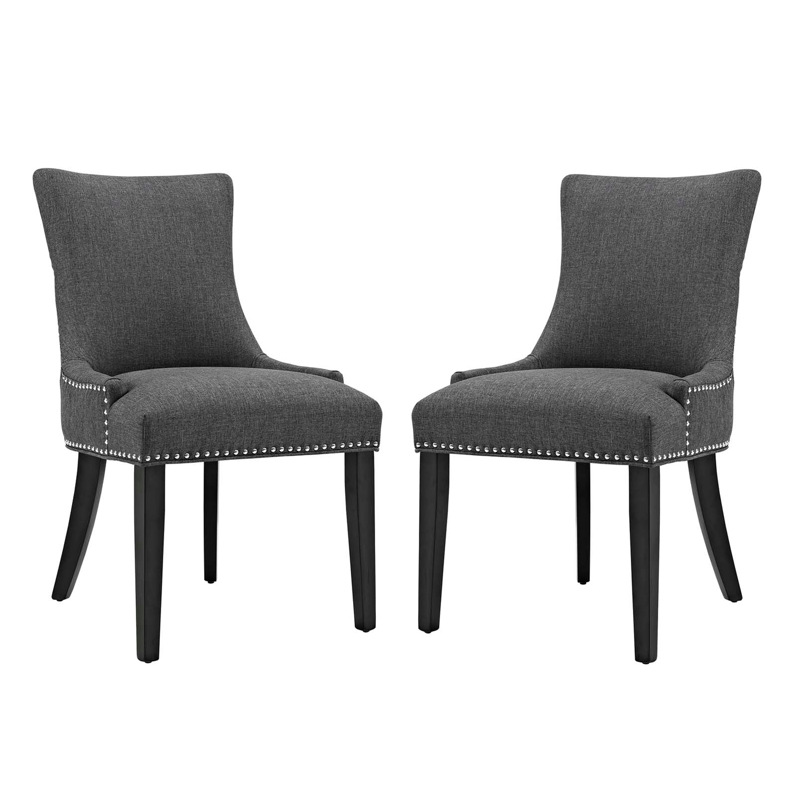 Marquis Dining Side Chair Fabric Set of 2