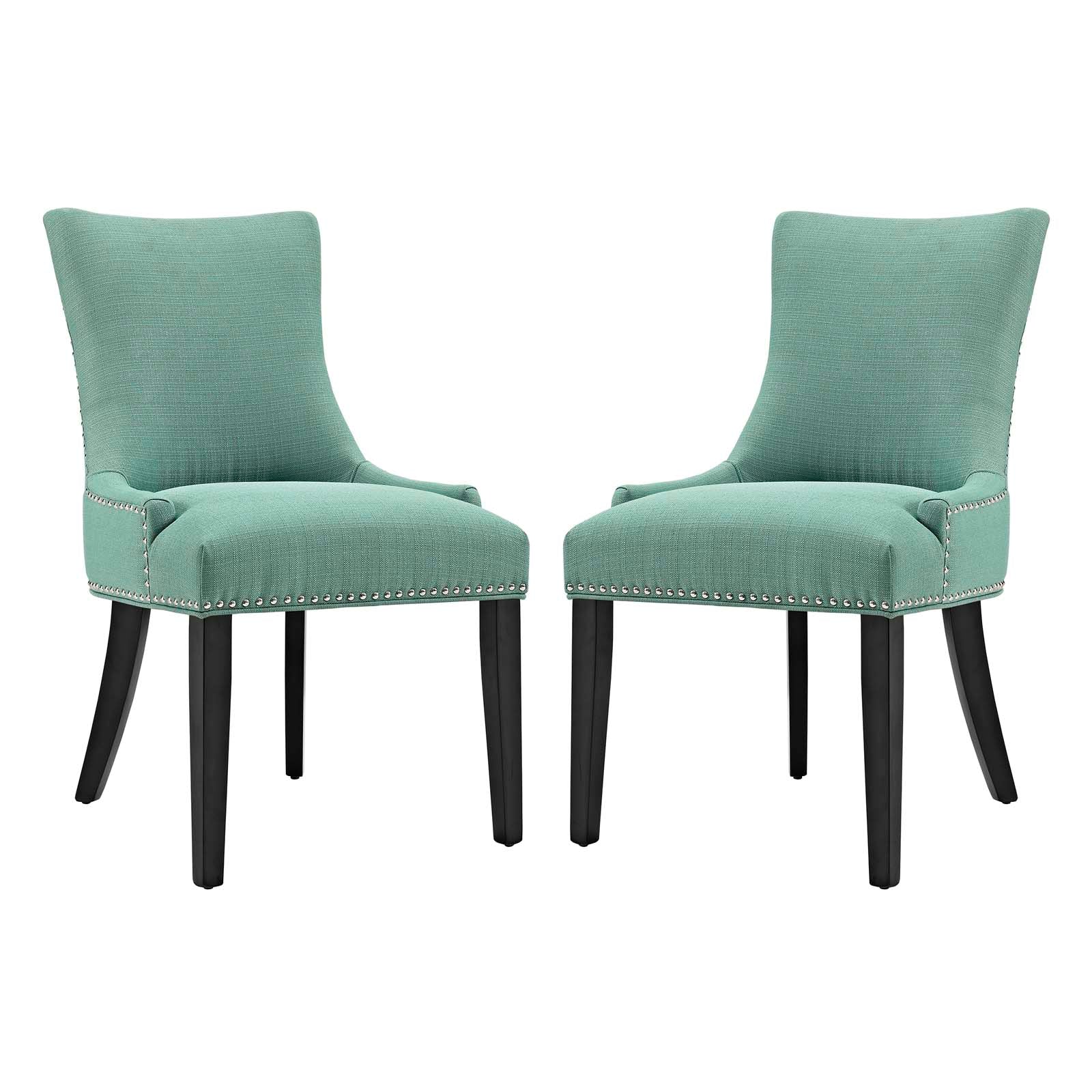 Marquis Dining Side Chair Fabric Set of 2