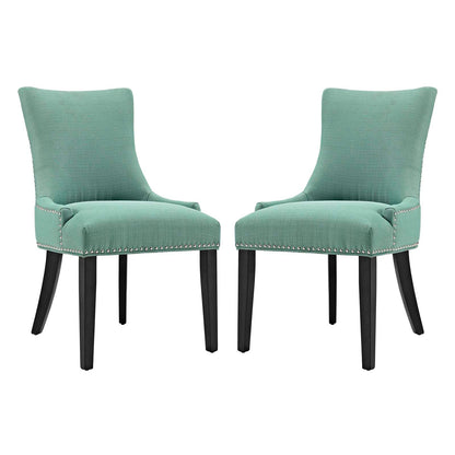 Marquis Dining Side Chair Fabric Set of 2