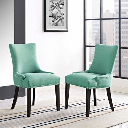 Marquis Dining Side Chair Fabric Set of 2