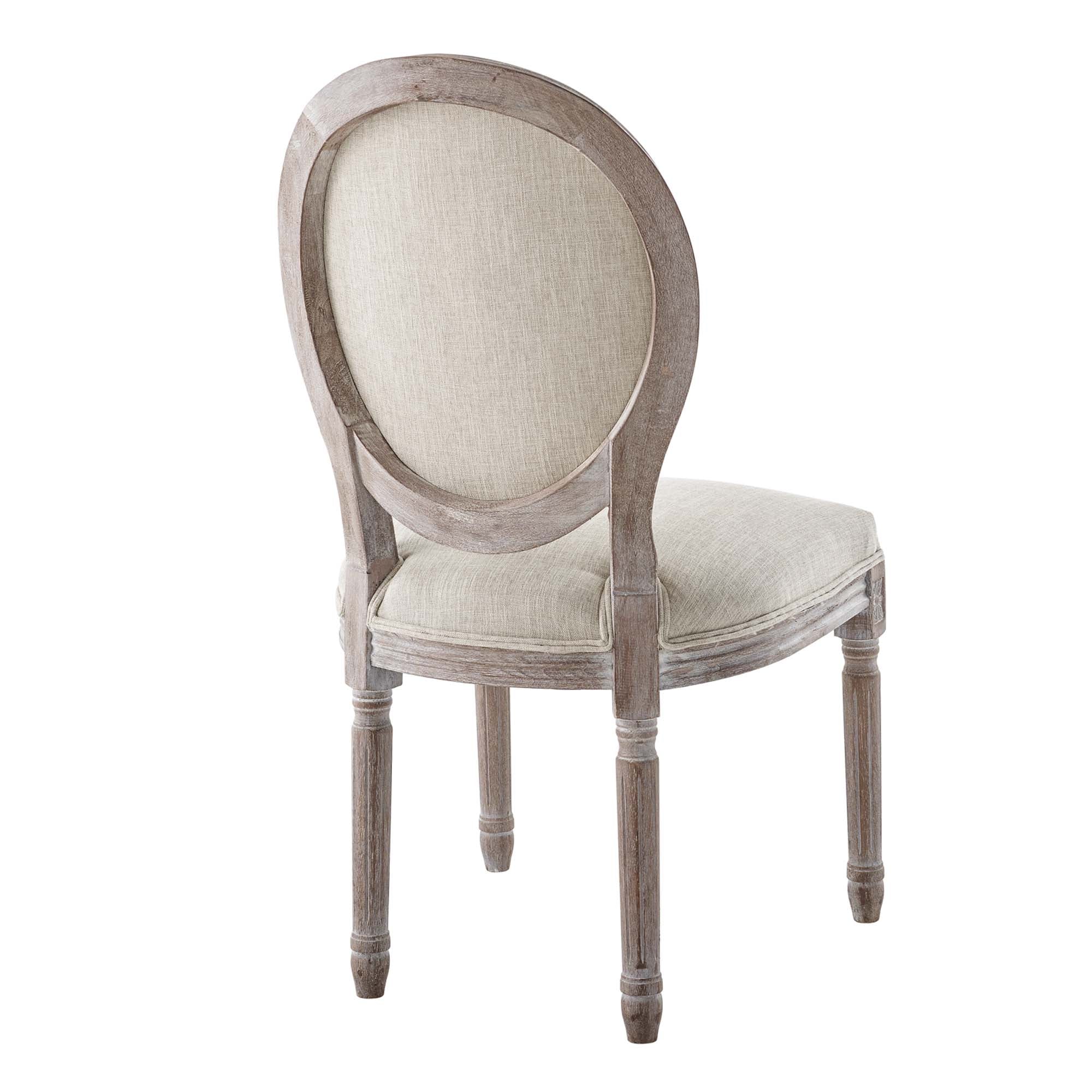 Arise Vintage French Upholstered Fabric Dining Side Chair