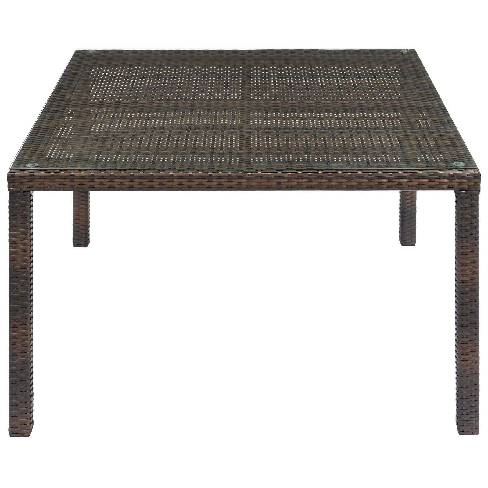 Conduit 47" Outdoor Patio Wicker Rattan Dining Table