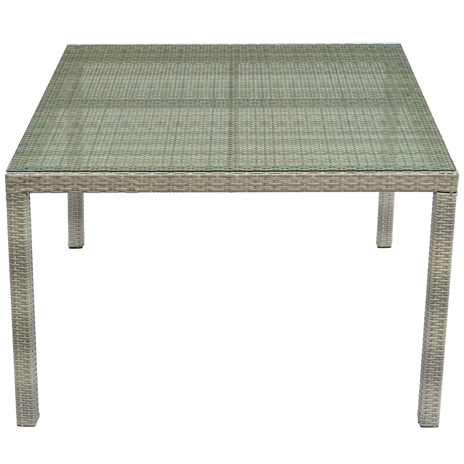 Conduit 47" Square Outdoor Patio Wicker Rattan Table