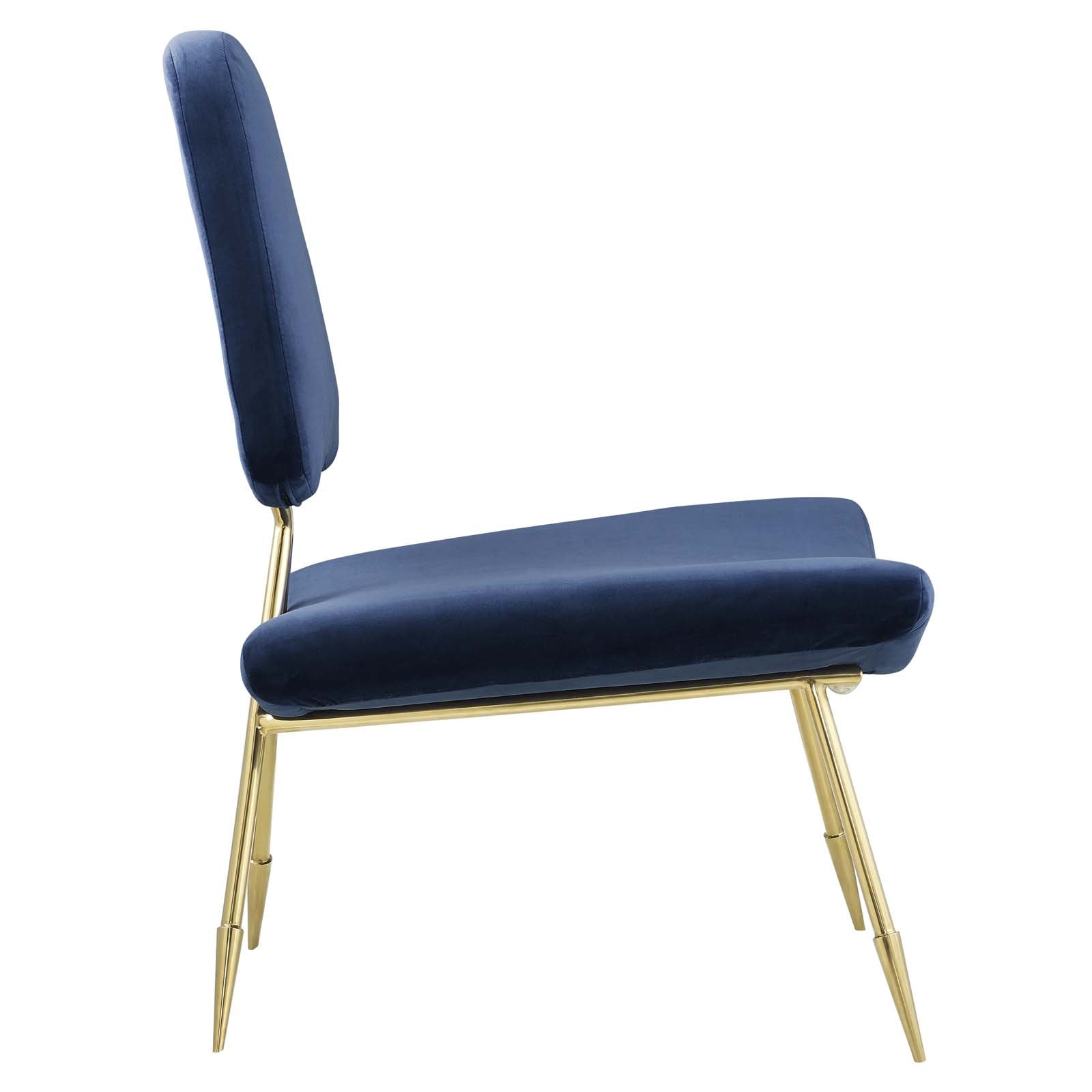 Ponder Performance Velvet Lounge Chair