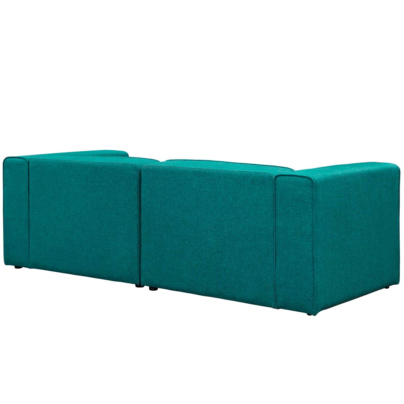 Mingle 2 Piece Upholstered Fabric Sectional Sofa Set