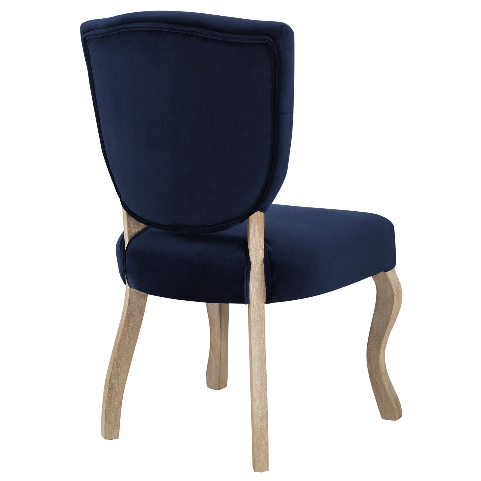 Array Vintage French Performance Velvet Dining Side Chair