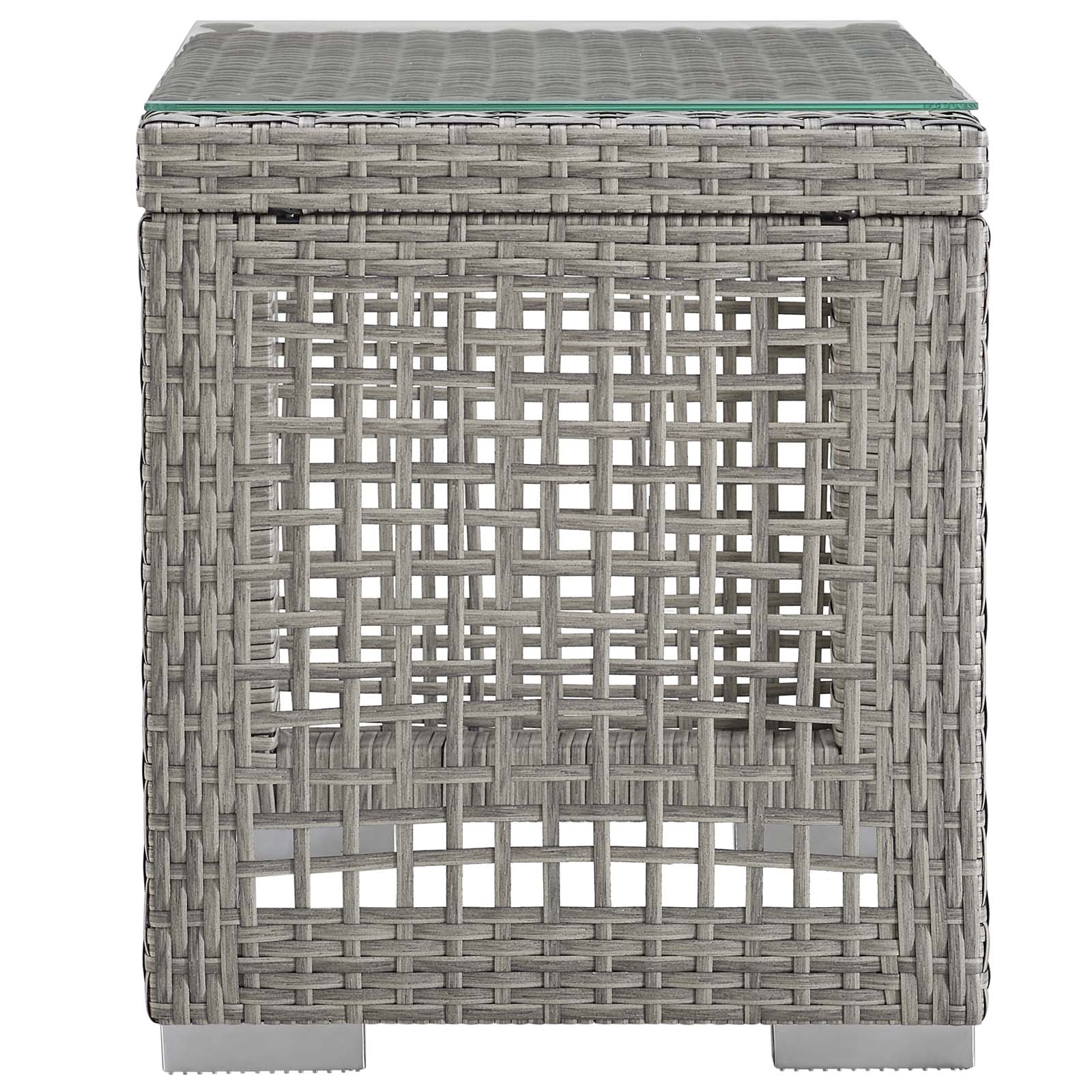 Aura Outdoor Patio Wicker Rattan Side Table