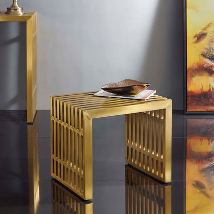 Gridiron Small Stainless Steel Bench