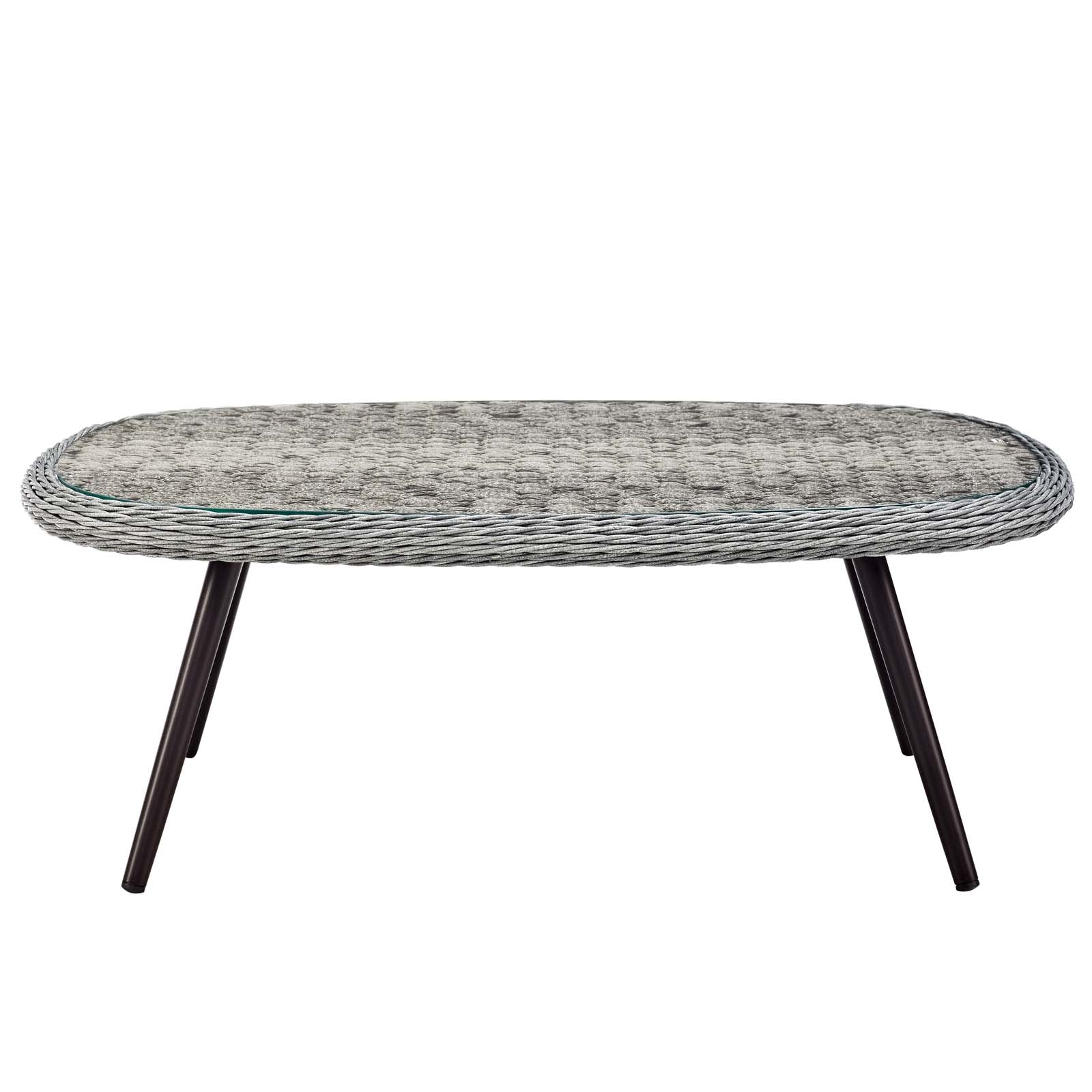 Endeavor Outdoor Patio Wicker Rattan Coffee Table