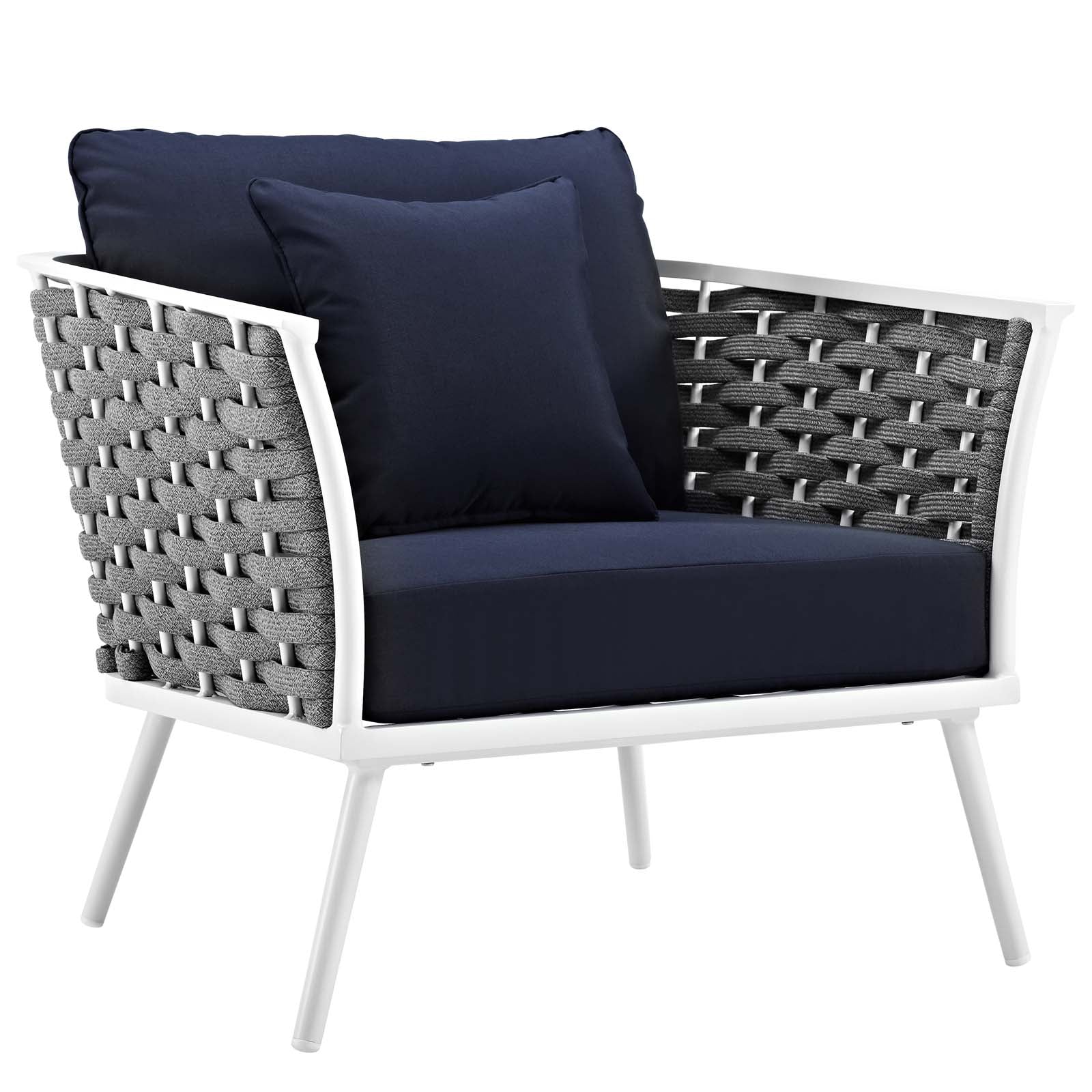 Stance Outdoor Patio Aluminum Armchair