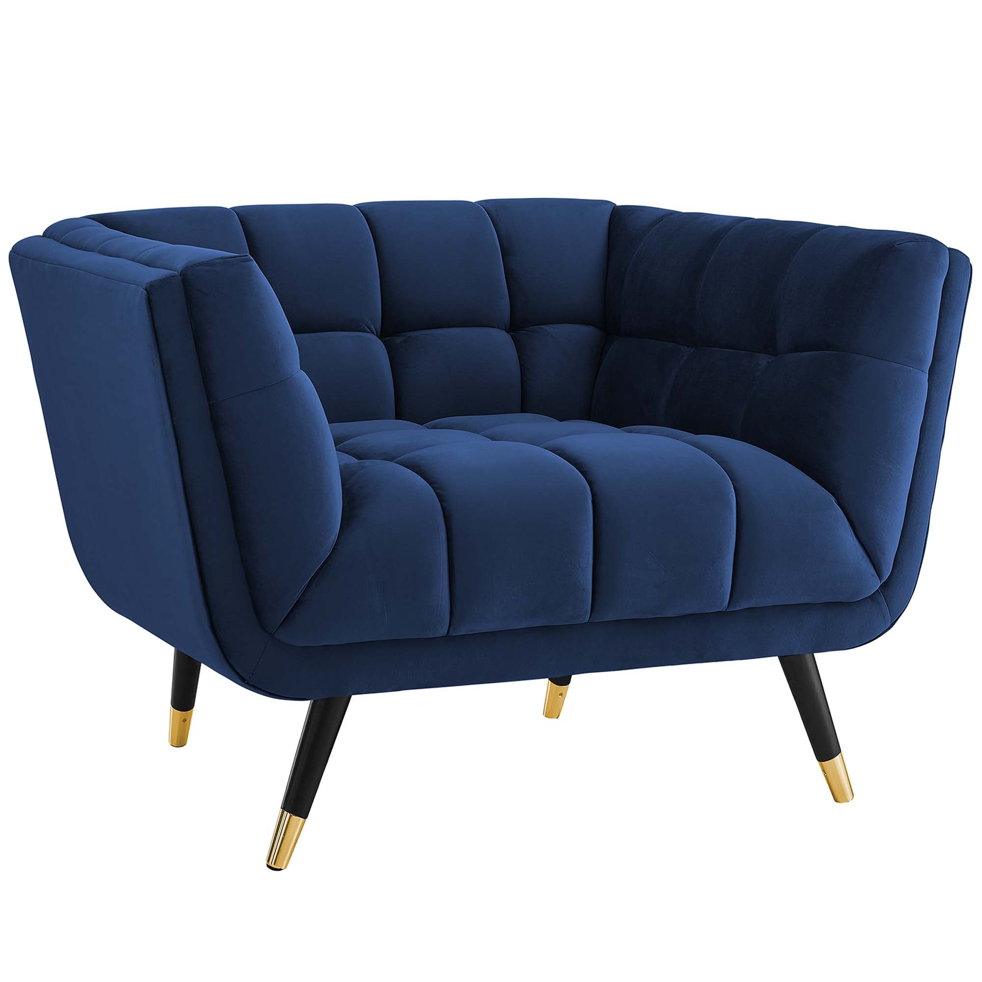 Adept Performance Velvet Armchair