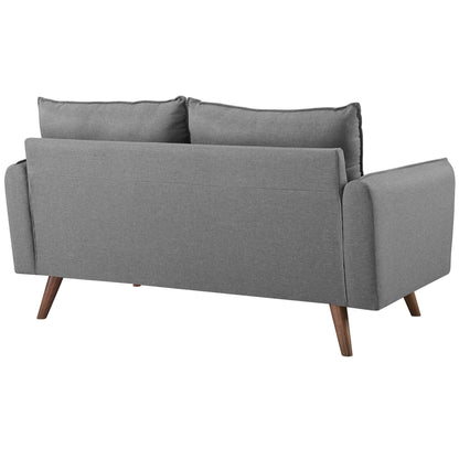 Revive Upholstered Fabric Loveseat