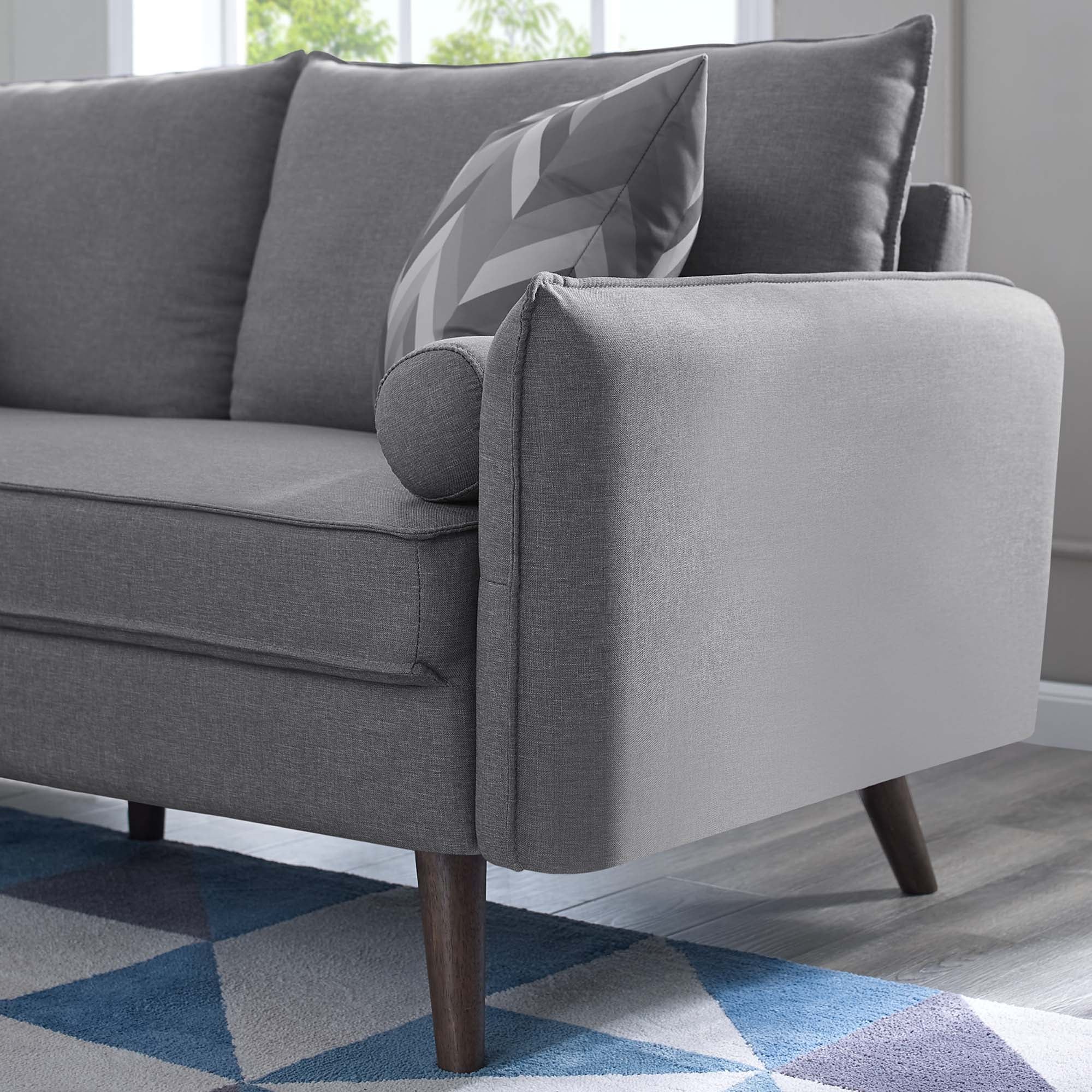 Revive Upholstered Fabric Loveseat