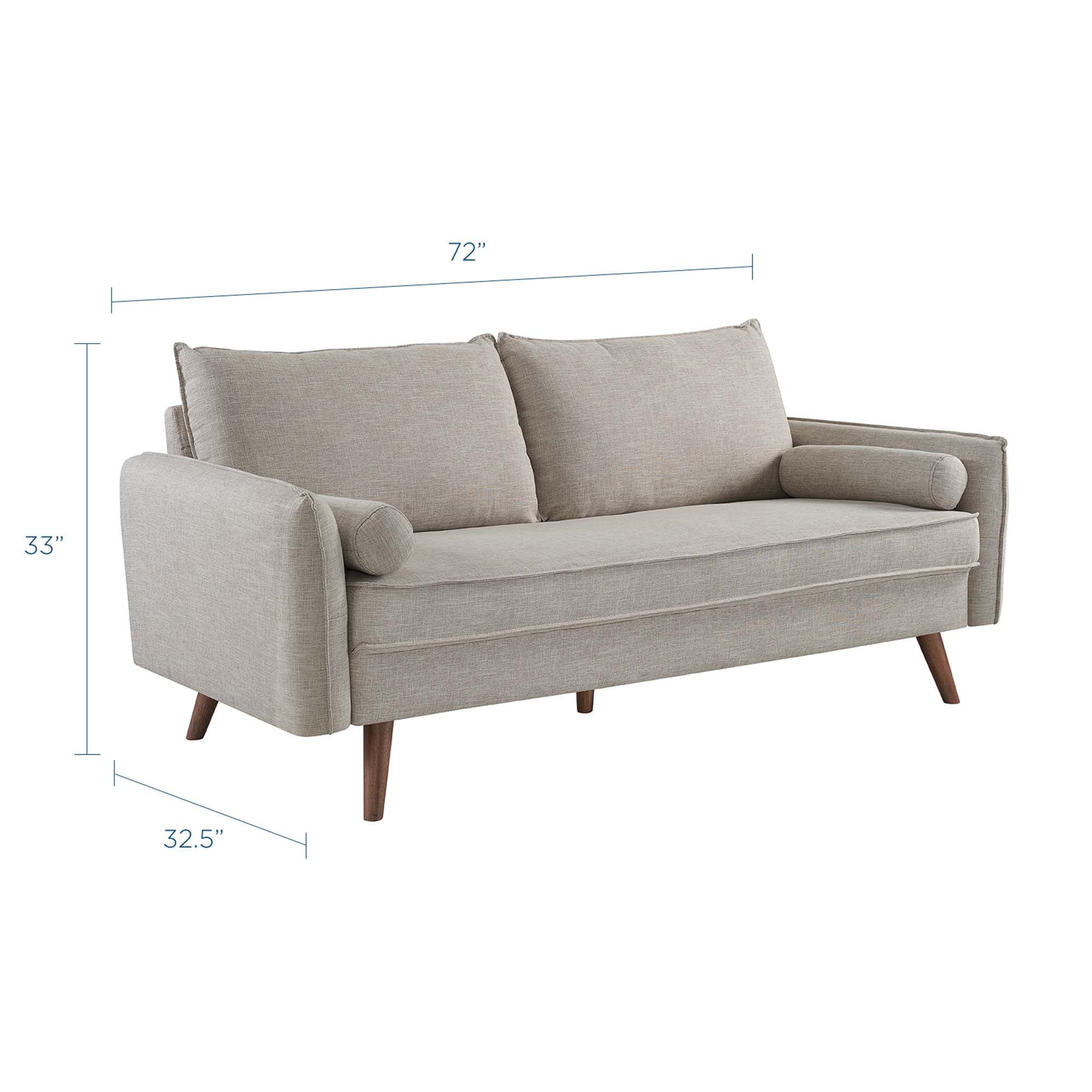 Revive Upholstered Fabric Sofa