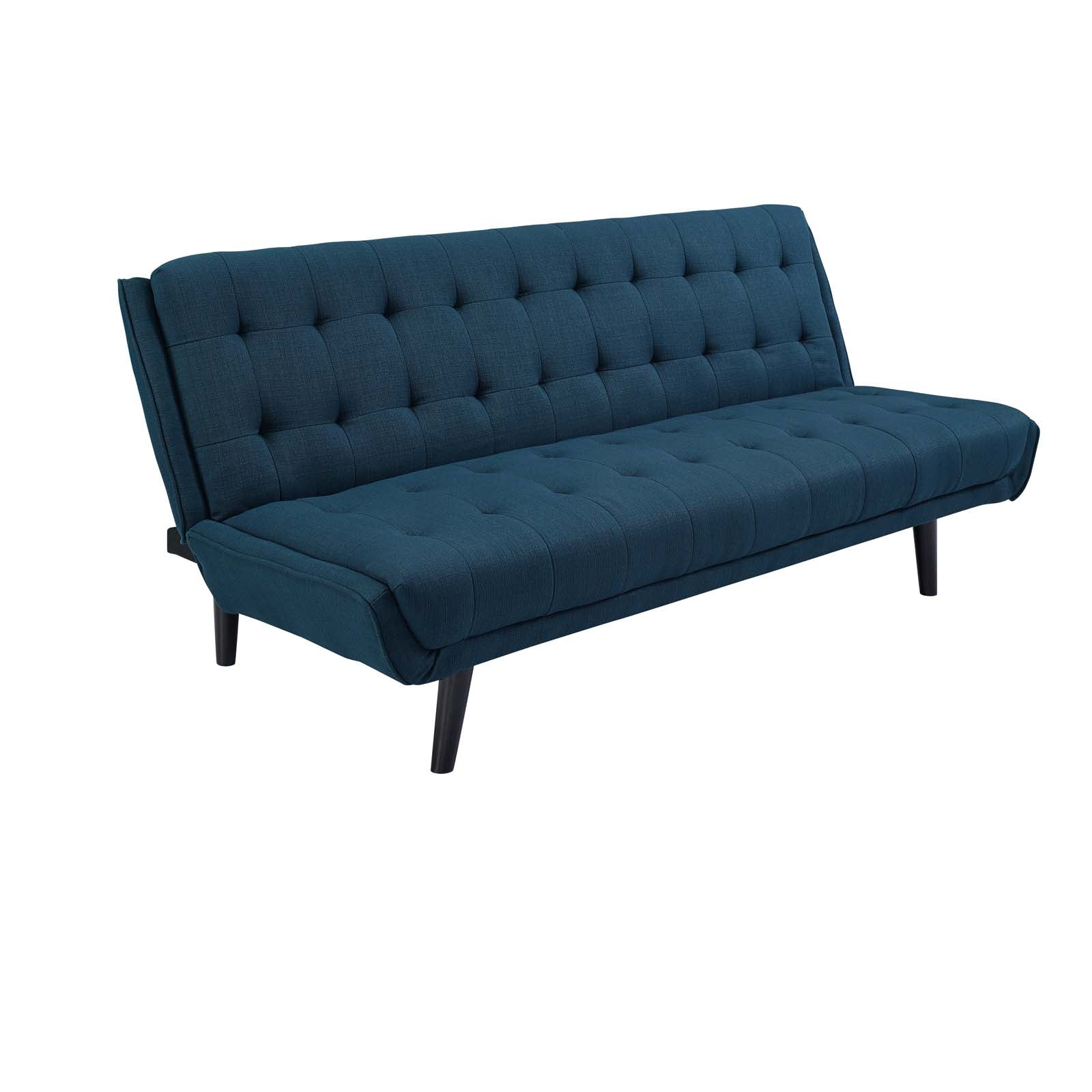 Glance Tufted Convertible Fabric Sofa Bed