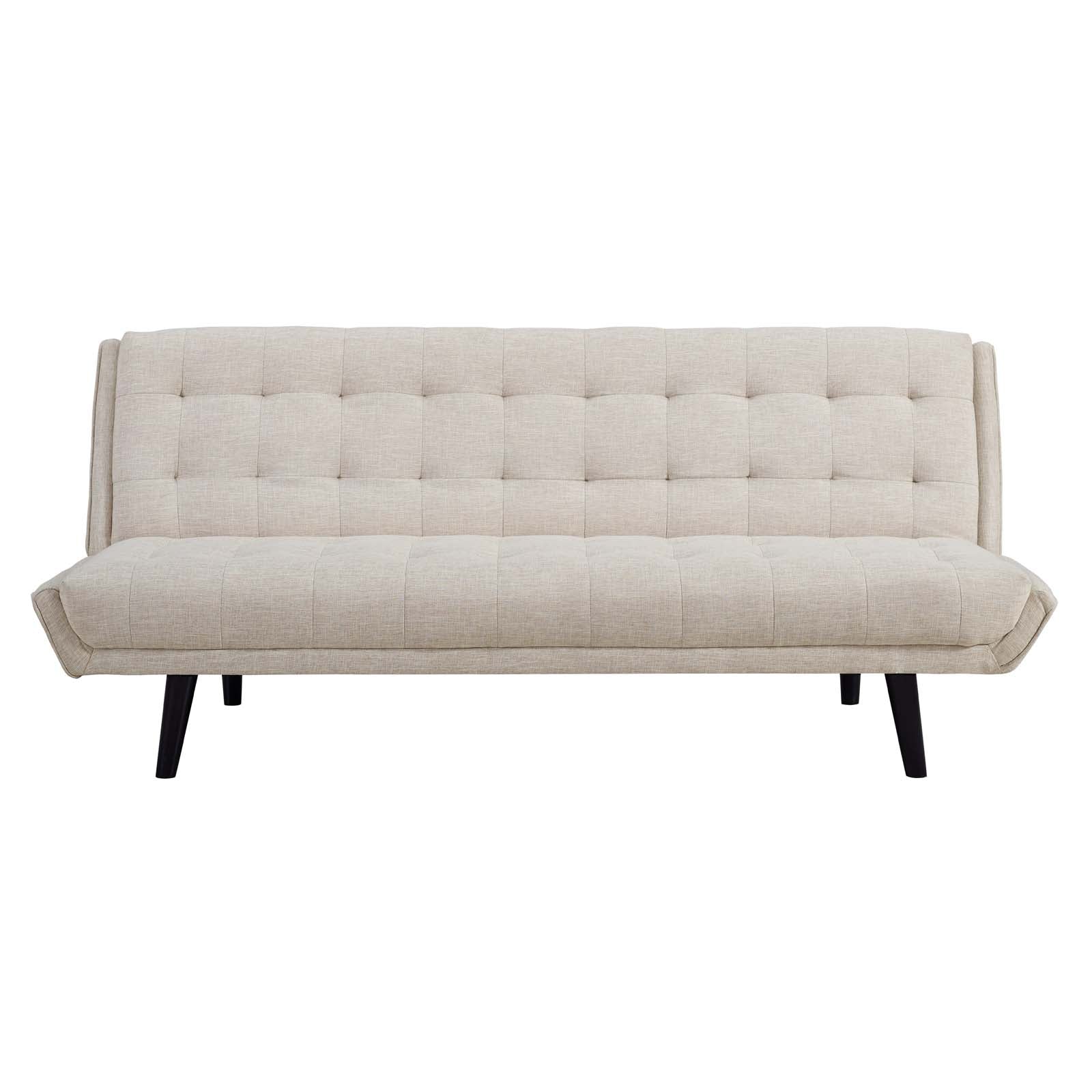 Glance Tufted Convertible Fabric Sofa Bed