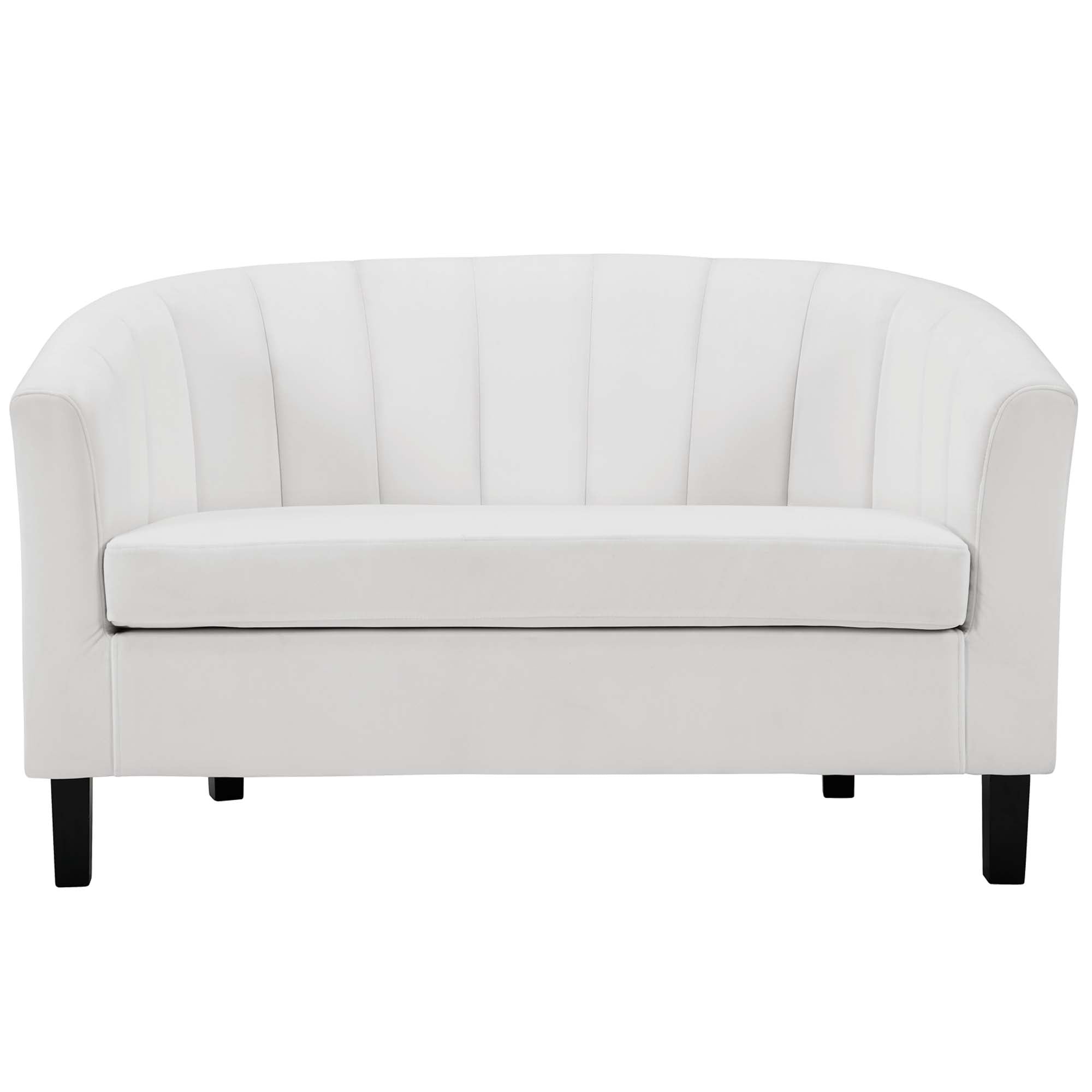 Prospect Channel Tufted Performance Velvet Loveseat