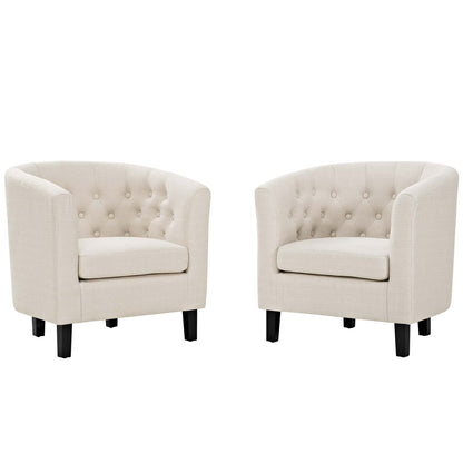 Prospect 2 Piece Upholstered Fabric Armchair Set