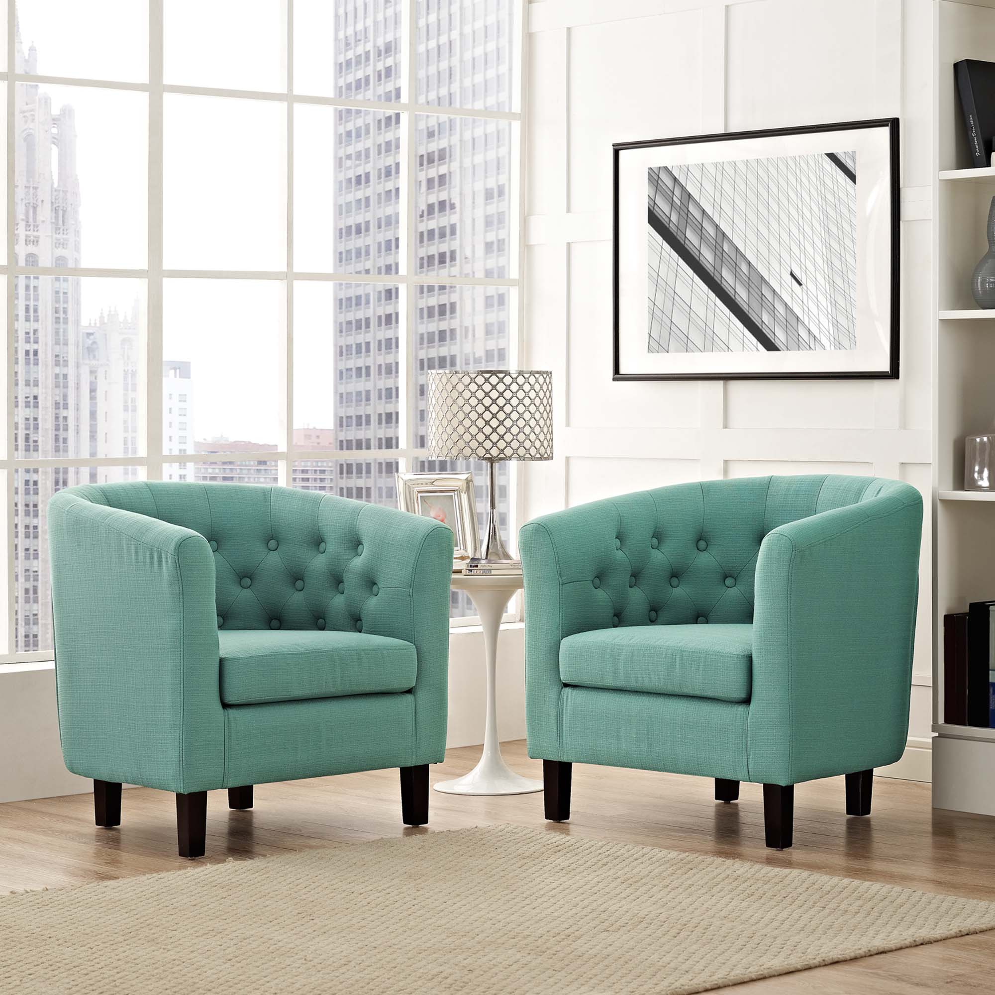 Prospect 2 Piece Upholstered Fabric Armchair Set