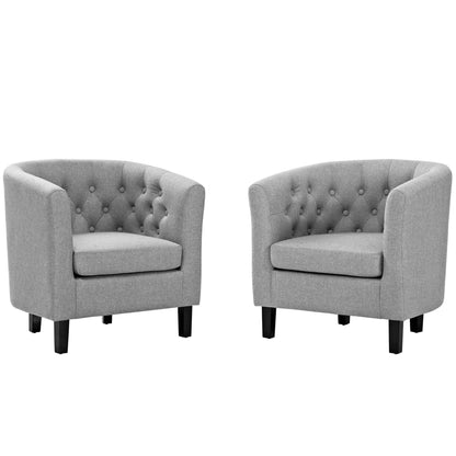Prospect 2 Piece Upholstered Fabric Armchair Set