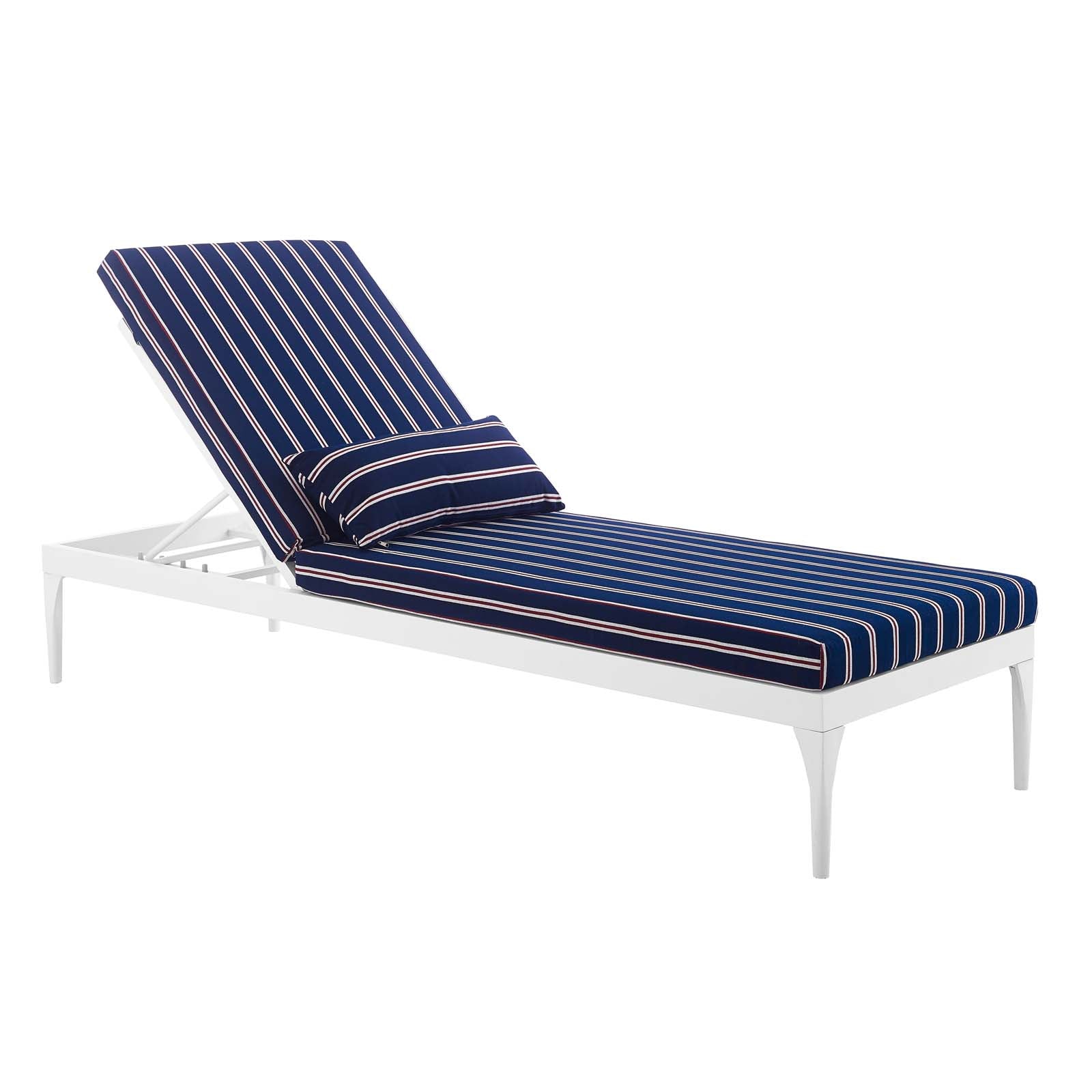 Perspective Cushion Outdoor Patio Chaise Lounge Chair