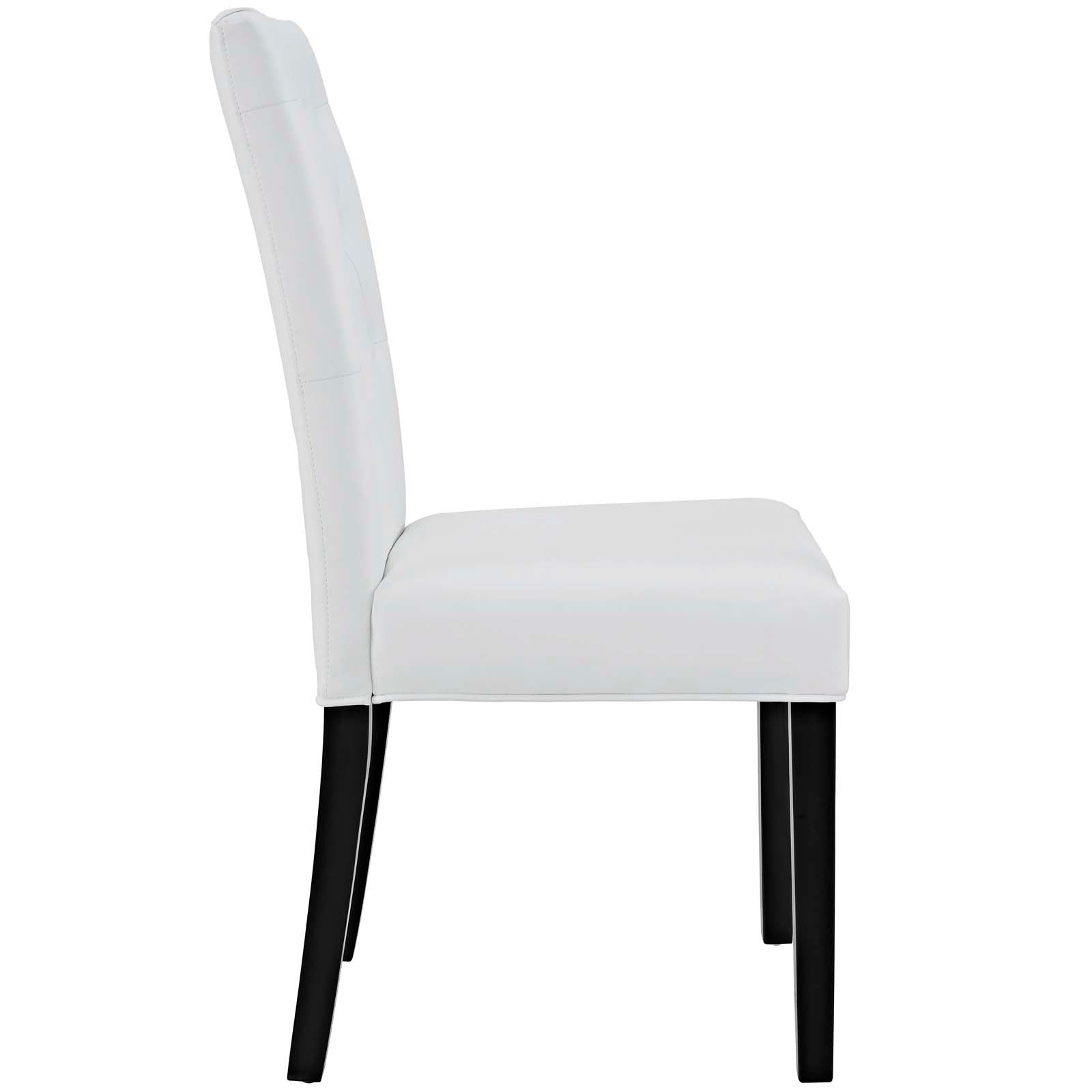 Confer Dining Side Chair Vinyl Set of 2