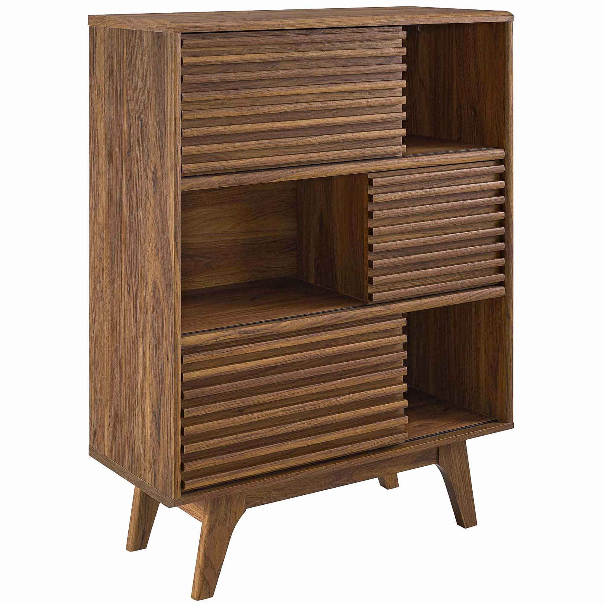 Render Three-Tier Display Storage Cabinet Stand