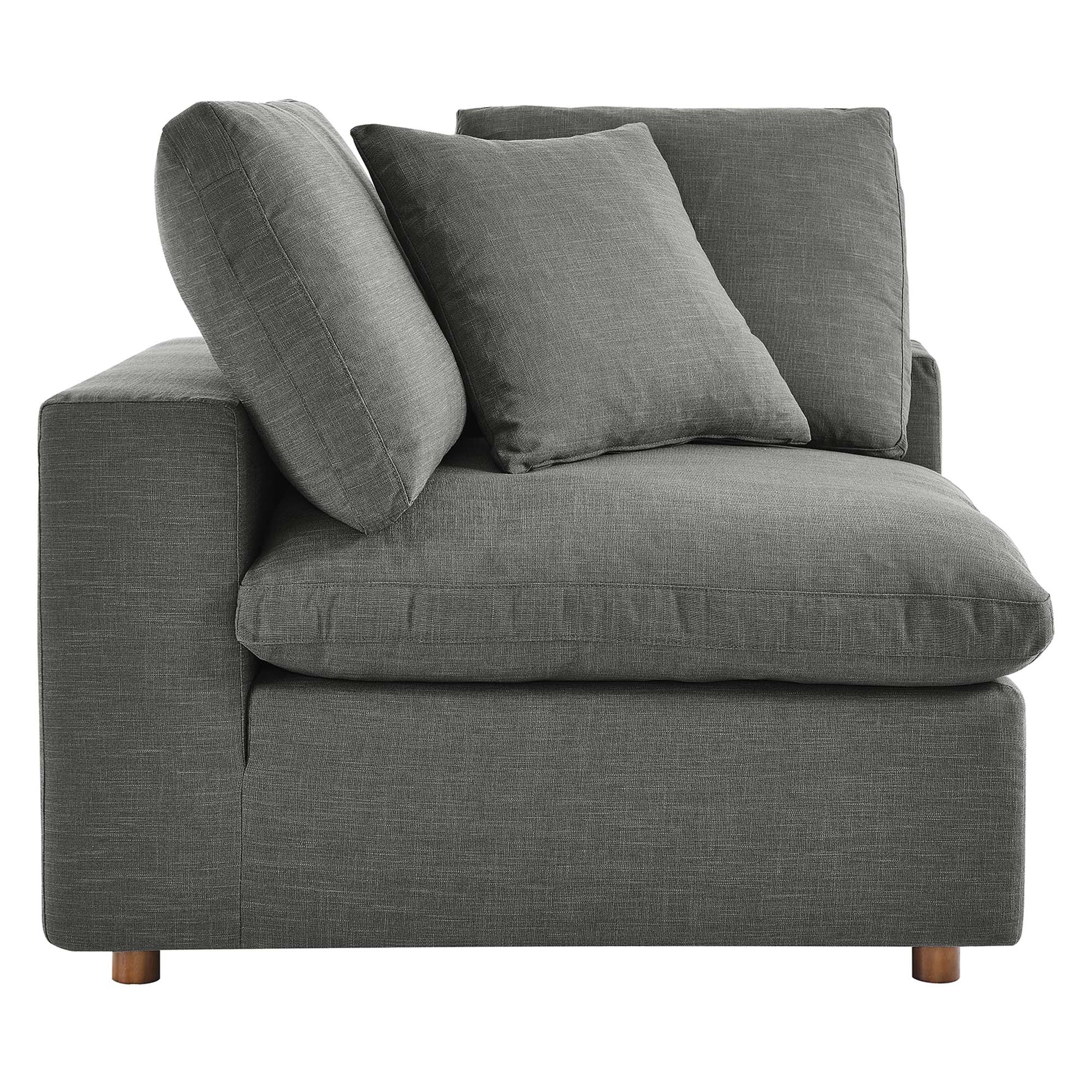 Commix Down Filled Overstuffed 5-Piece Armless Sectional Sofa