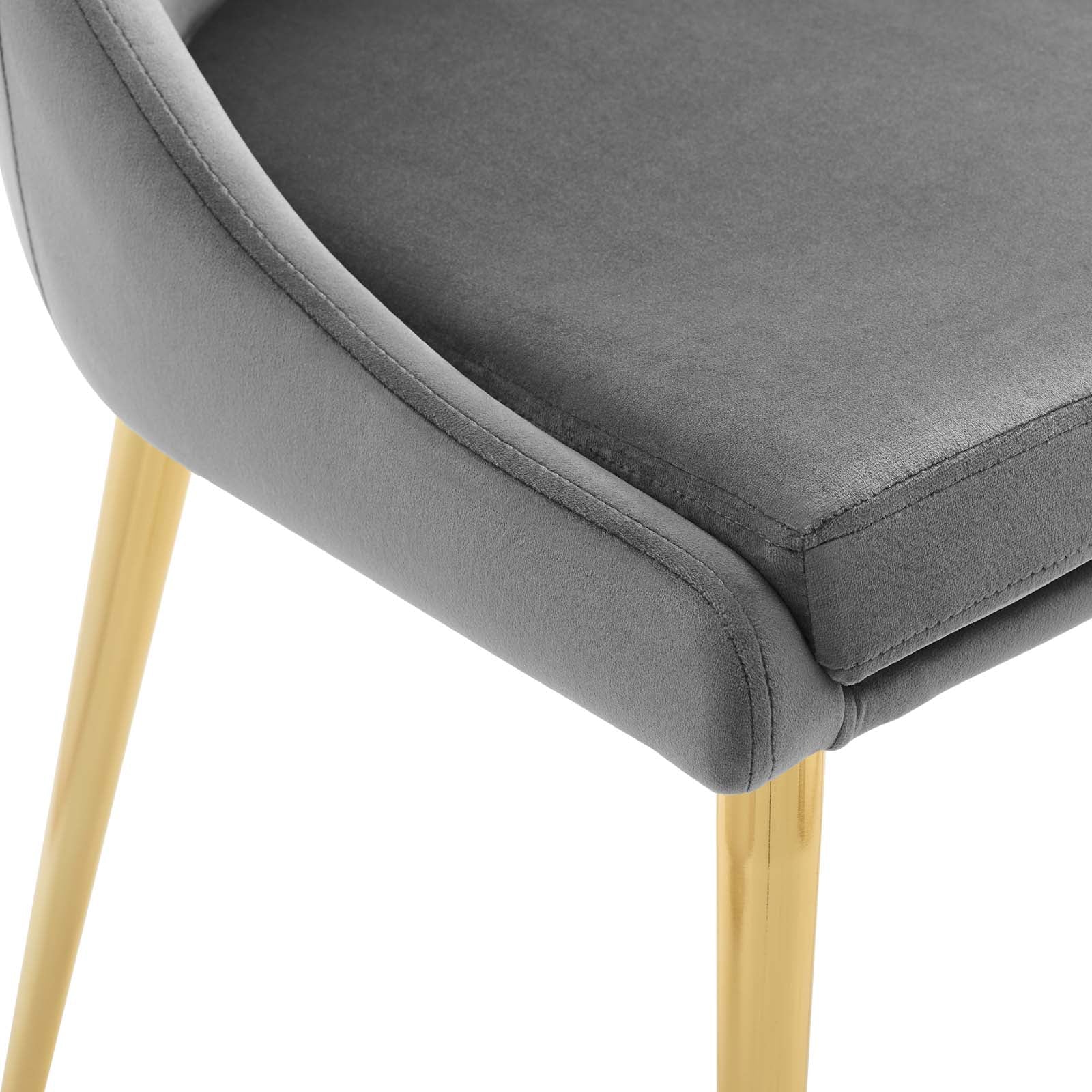 Viscount Modern Accent Performance Velvet Dining Chair