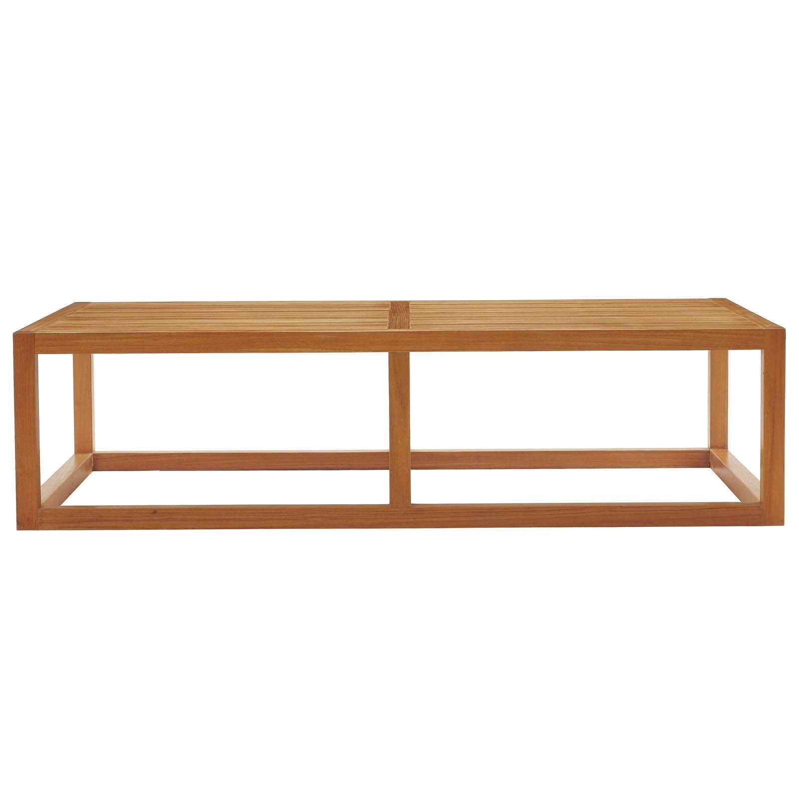 Newbury Outdoor Patio Premium Grade A Teak Wood Coffee Table