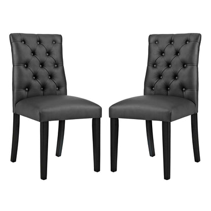 Duchess Dining Chair Vinyl Set of 2