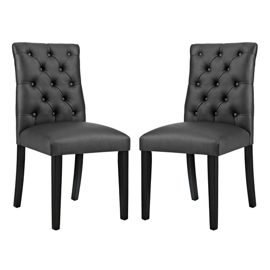 Duchess Dining Chair Vinyl Set of 2