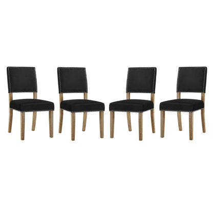 Oblige Dining Chair Wood Set of 4