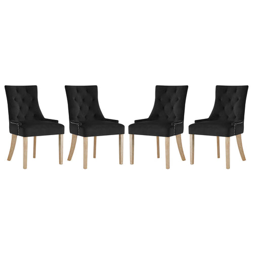 Pose Dining Chair Performance Velvet Set of 4