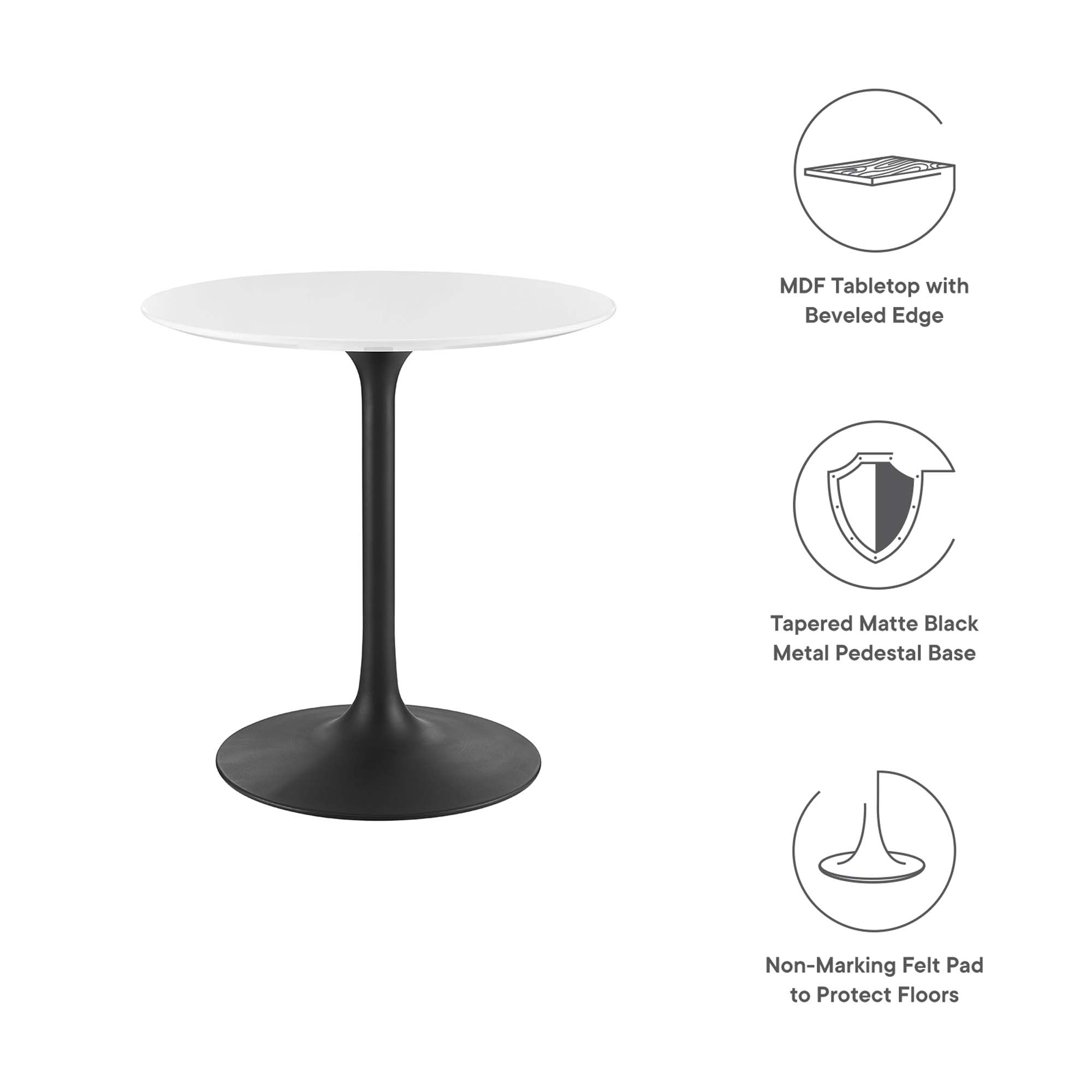 Lippa 28" Round Dining Table