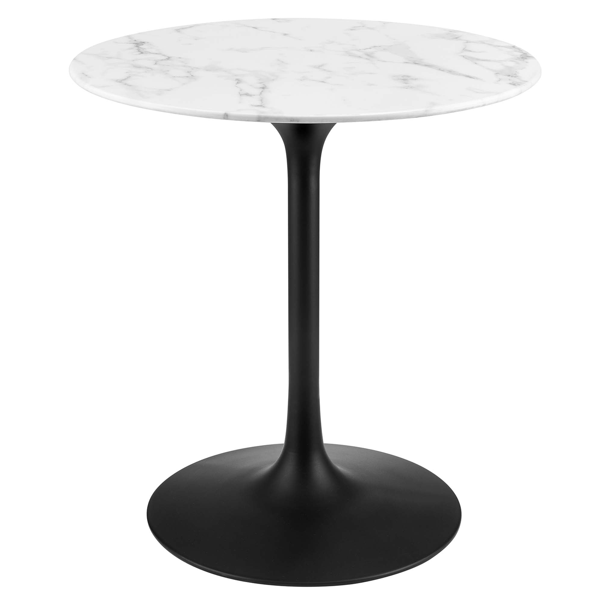 Lippa 28" Round Artificial Marble Dining Table