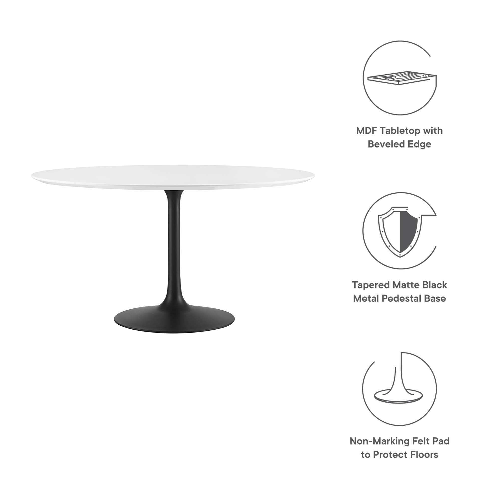 Lippa 54" Round Dining Table