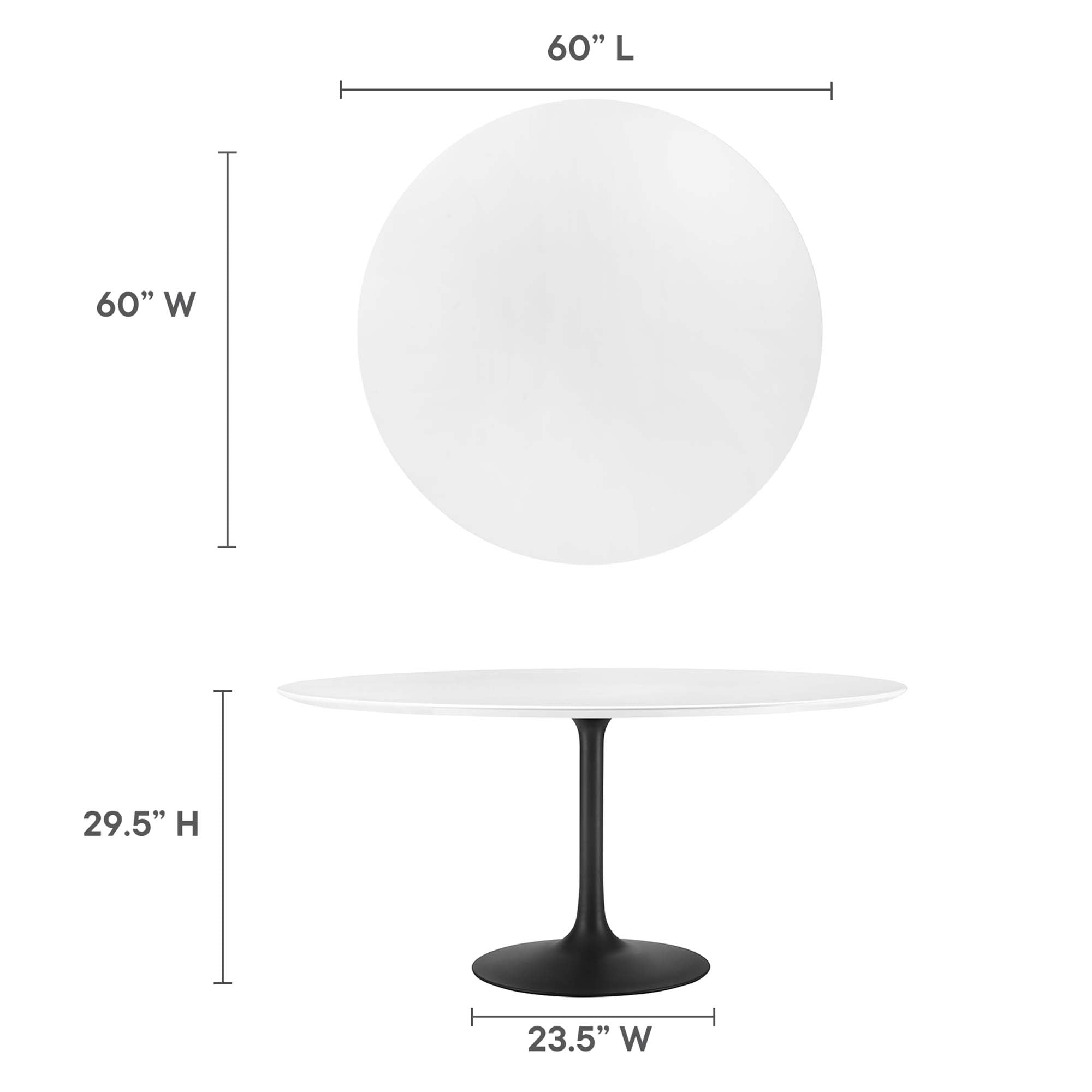 Lippa 60" Round Dining Table